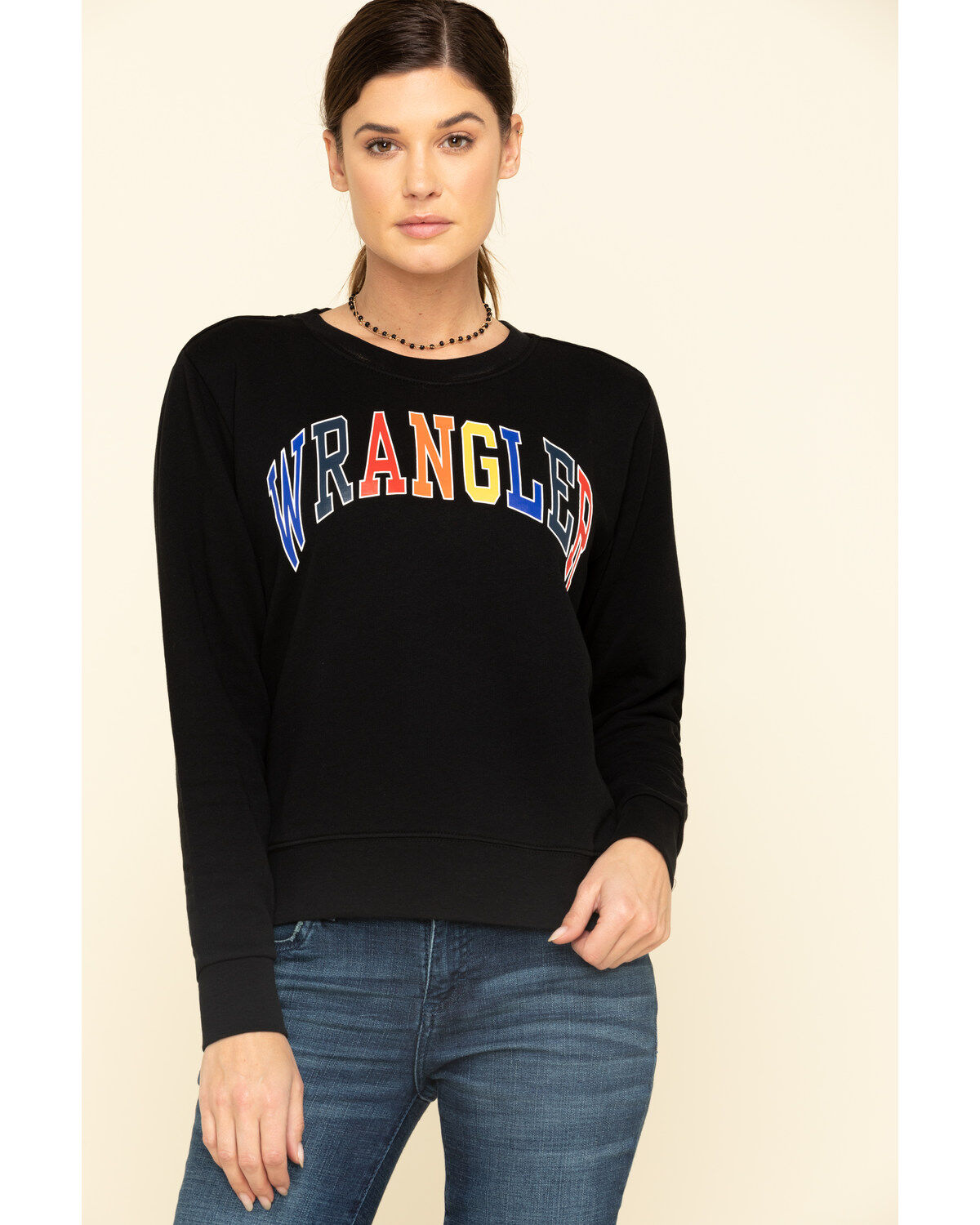 wrangler black sweatshirt