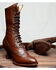 Image #1 - Oak Tree Farms Jasmine Cognac Boots - Medium Toe, , hi-res