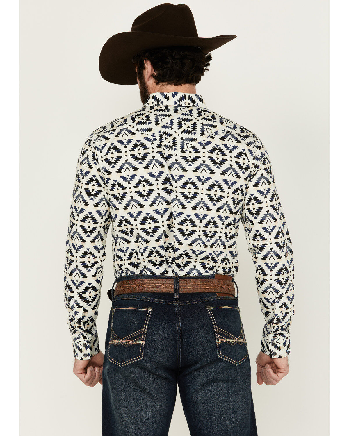 Product Name:  Cody James Men's Down Yonder Southwestern Print Long Sleeve Pearl Snap Western Shirt