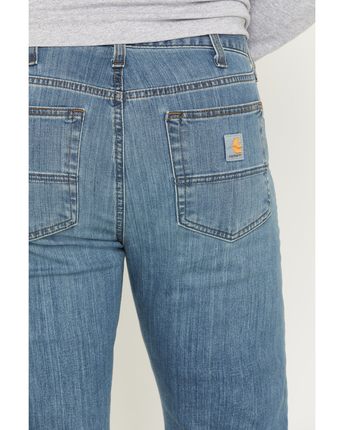 Image #4 - Carhartt Men's Rugged Flex® Relaxed Straight Work Jeans, Blue, hi-res