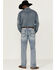 Image #3 - Cody James Men's Nashville Stretch Stackable Straight Jeans, Light Medium Wash, hi-res