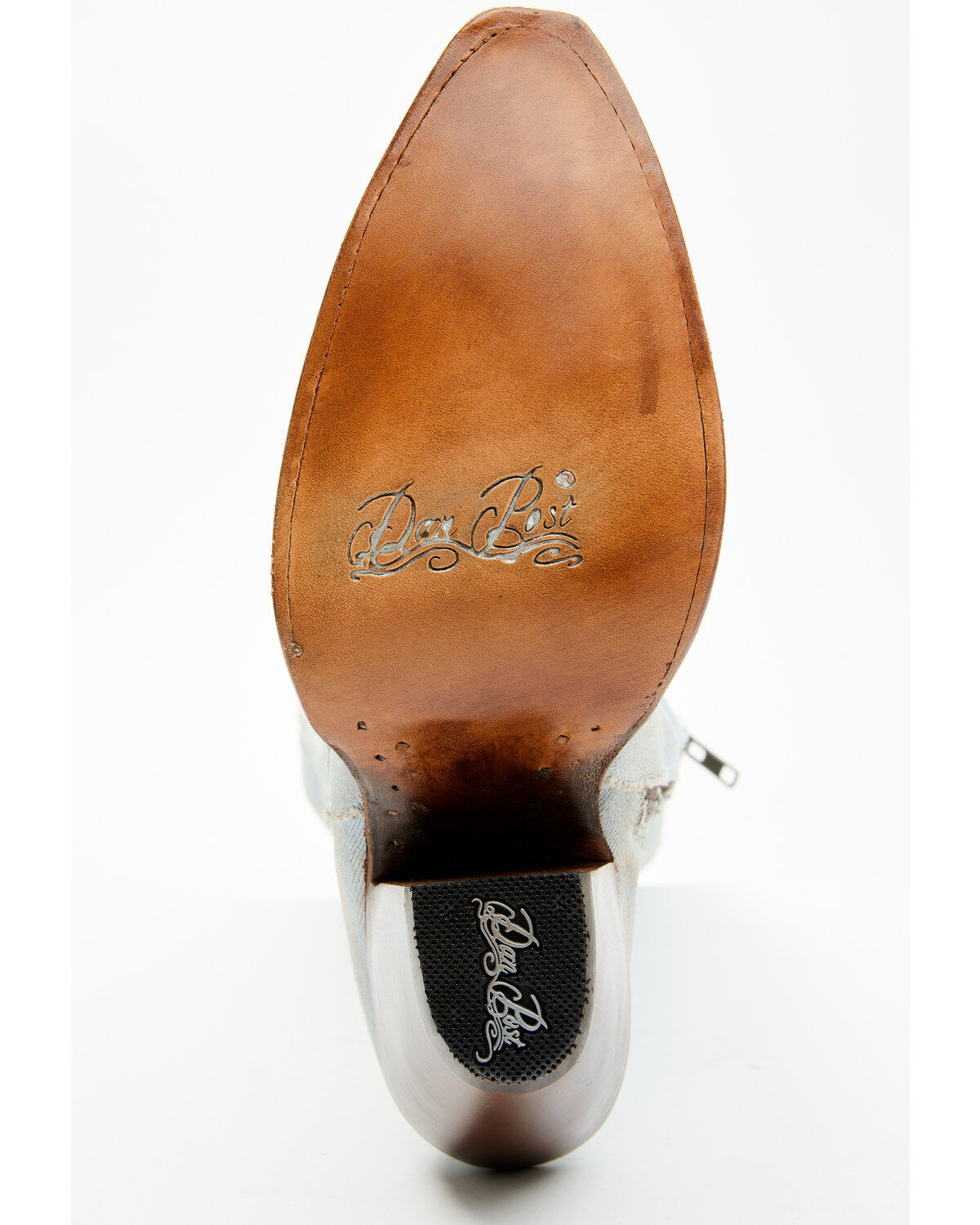 Image #7 - Dan Post Women's Denim Tall Western Boots - Snip Toe, , hi-res