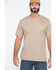 Carhartt Men's Loose Fit Heavyweight Logo Pocket Work T-Shirt - Big & Tall, Desert, hi-res