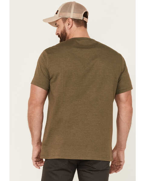 Brothers and Sons Men's Olive Zion National Park Graphic Short Sleeve T-Shirt , Olive, hi-res