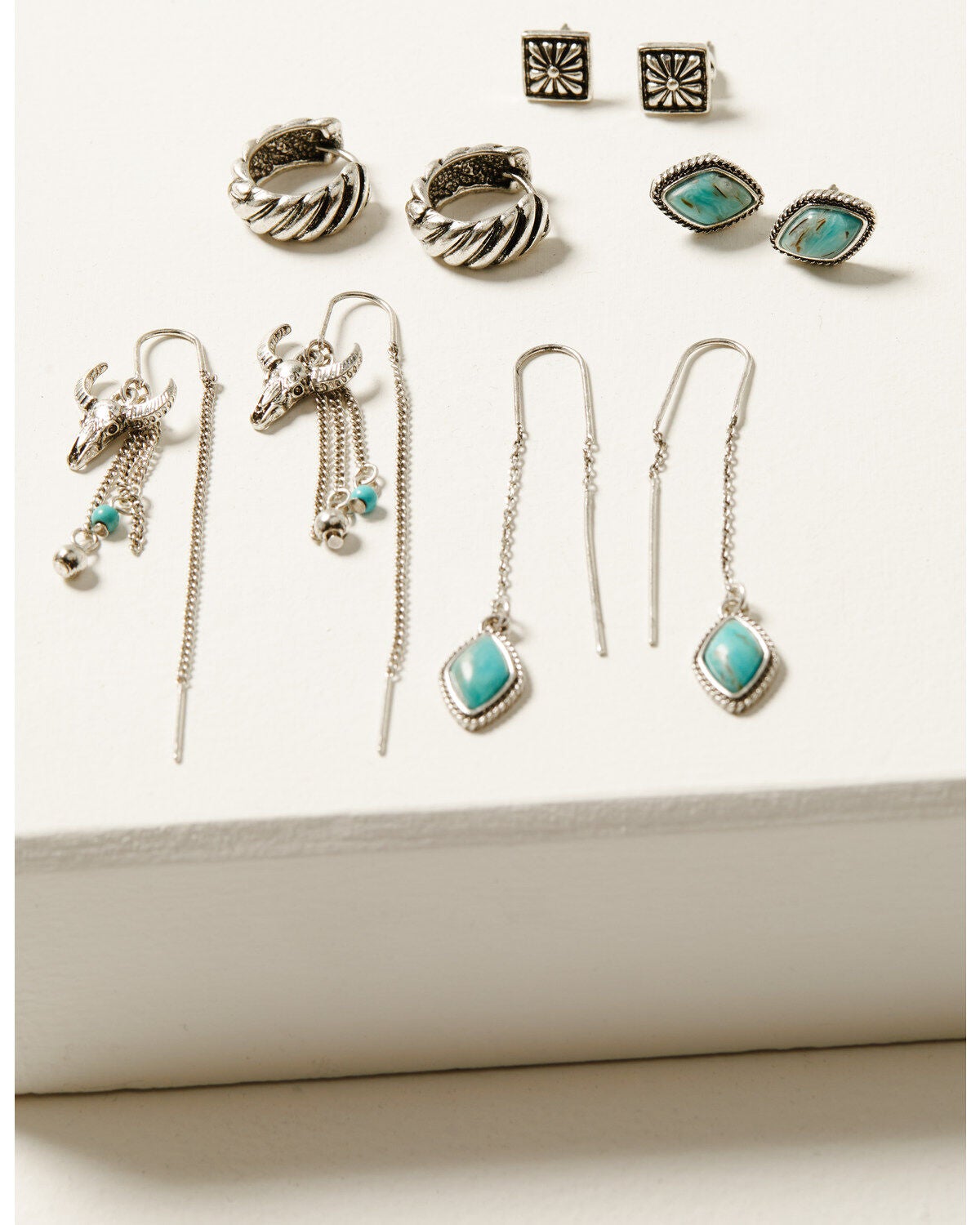 Idyllwind Women's Tularosa Earring Set - 5 Piece, Silver, hi-res