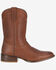 Image #2 - Smoky Mountain Men's Carter Performance Western Boots - Round Toe, Brown, hi-res