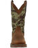 Durango Men's Rebel Camo Western Boots - Broad Square Toe, Brown, hi-res