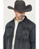 Image #2 - Wrangler Retro Men's Dark Wash Button-Down Denim Jacket, Dark Wash, hi-res