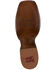 Image #7 - Tony Lama Men's Wray Western Boots - Broad Square Toe, Brown, hi-res