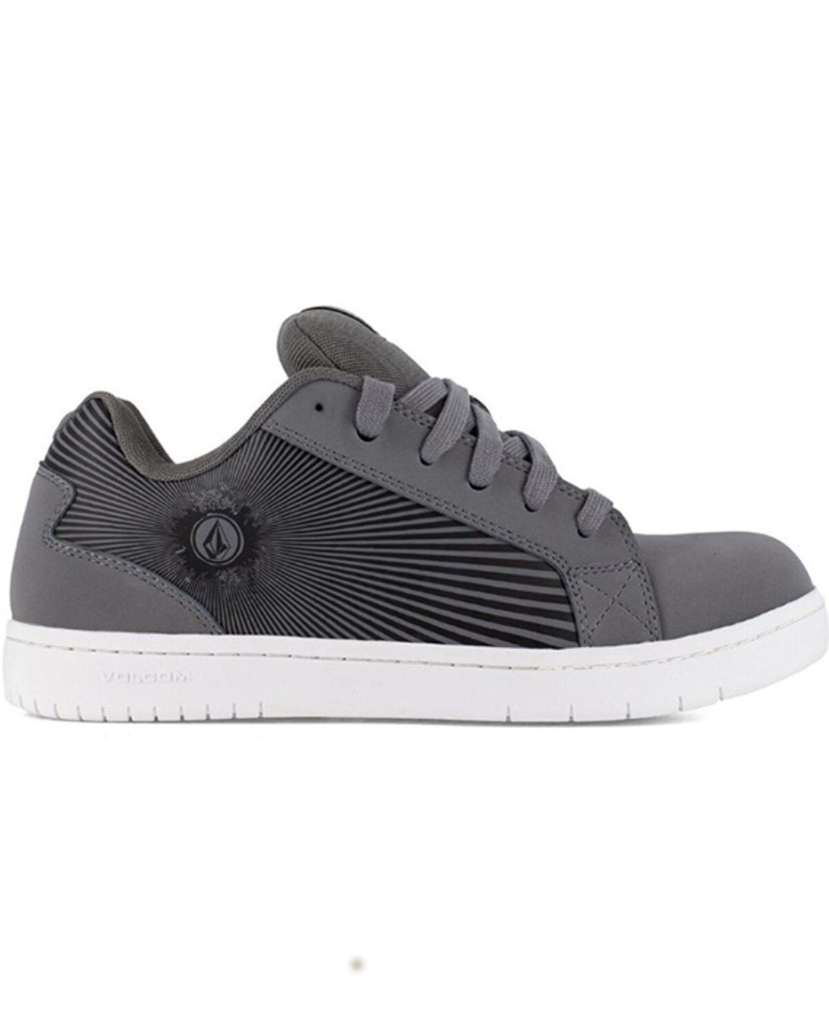 Image #2 - Volcom Men's Stone Skate Inspired Work Shoes - Composite Toe, Dark Grey, hi-res