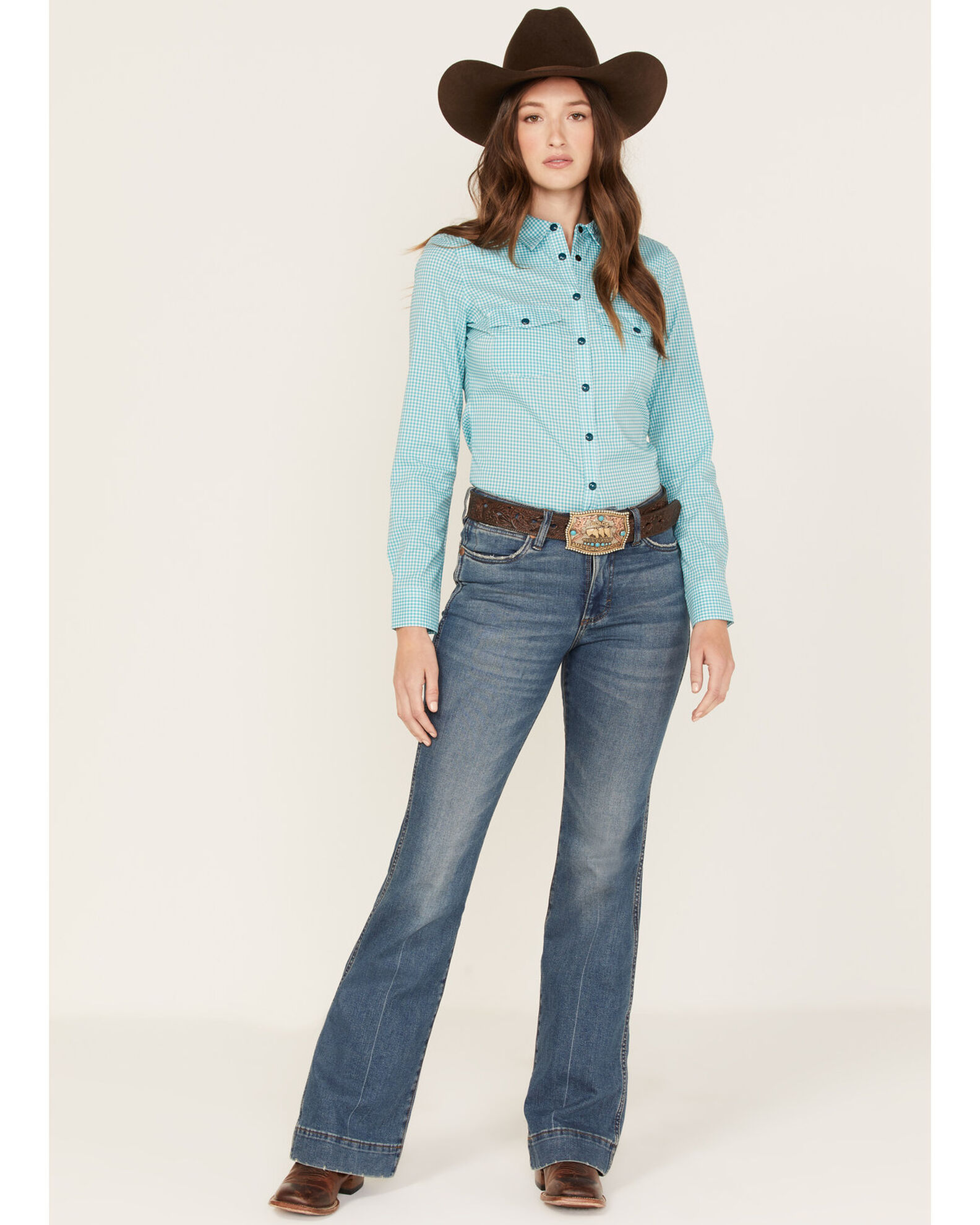 Wrangler retro women's high rise vintage trouser jeans outlet