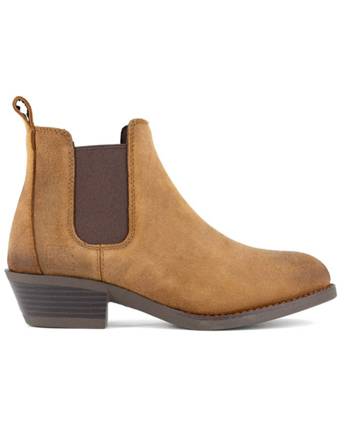 Image #2 - Frye Women's Safety-Crafted Chelsea Work Boots - Steel Toe, Dark Brown, hi-res