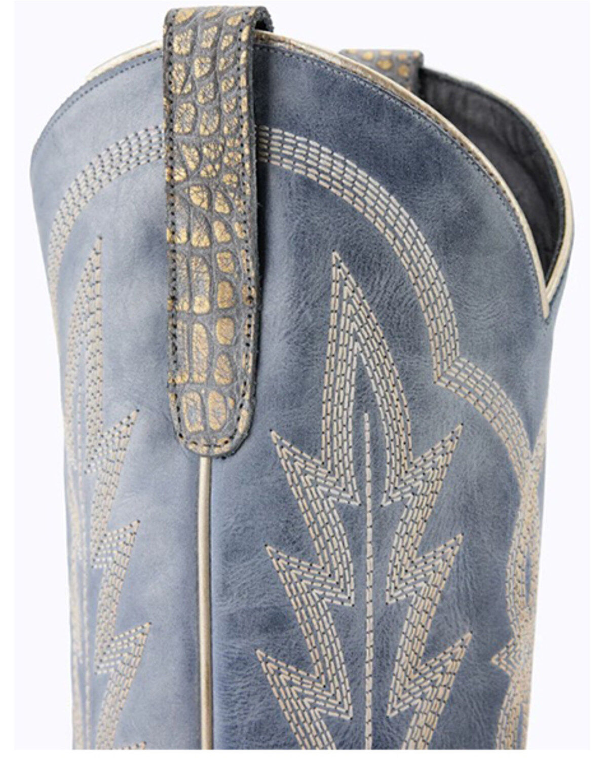 Image #8 - Lane Women's Skylight Tall Western Boots - Snip Toe, Blue, hi-res