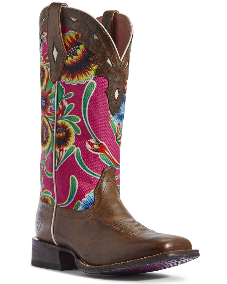 Ariat Women's Circuit Champion Western Boots - Wide Square Toe | Boot Barn