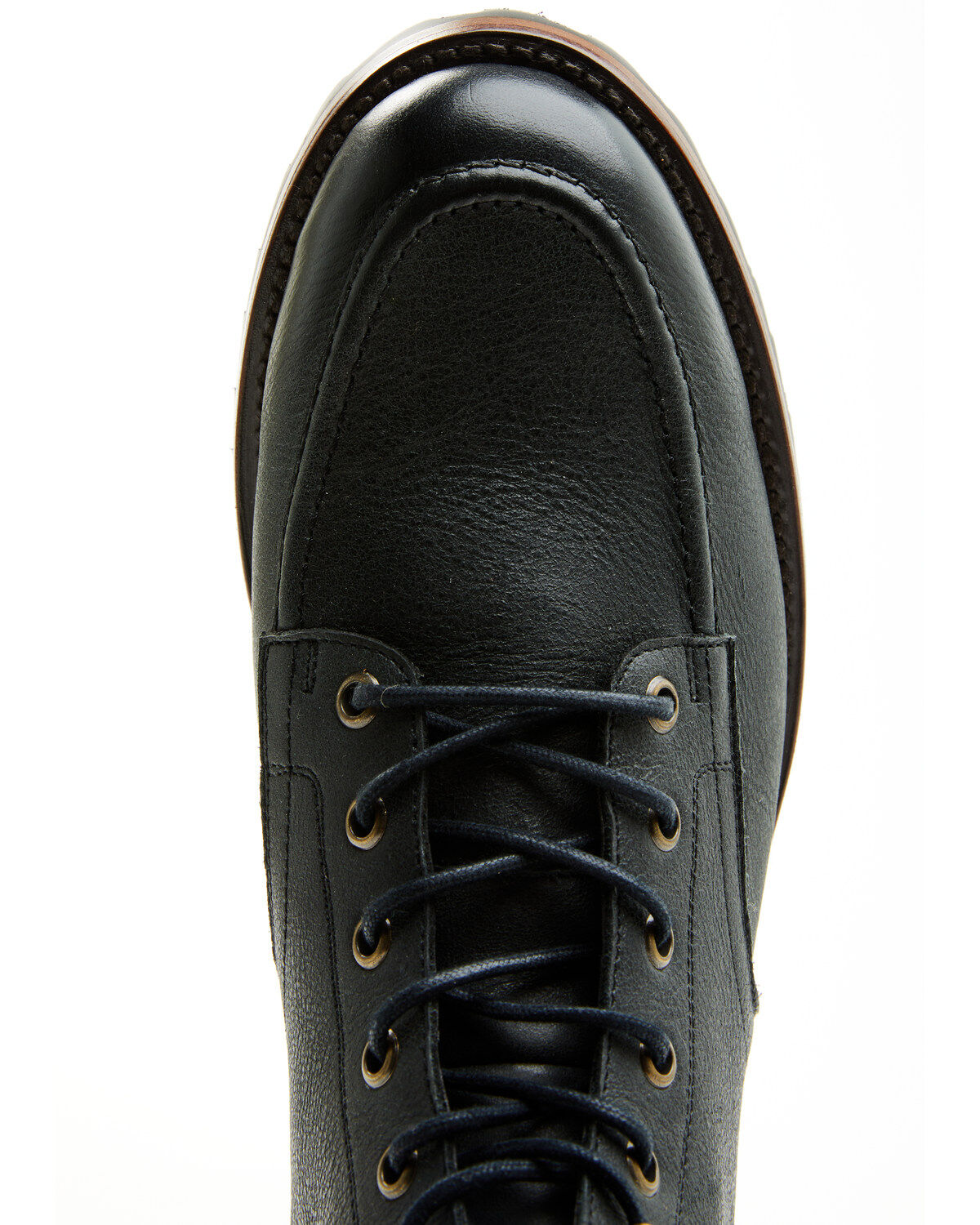 Image #6 - Brothers and Sons Men's Boondocks Casual Boots - Moc Toe, Black, hi-res