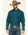 Image #1 - Cody James Core Men's Outlaw Territory Check Plaid Long Sleeve Western Shirt, , hi-res