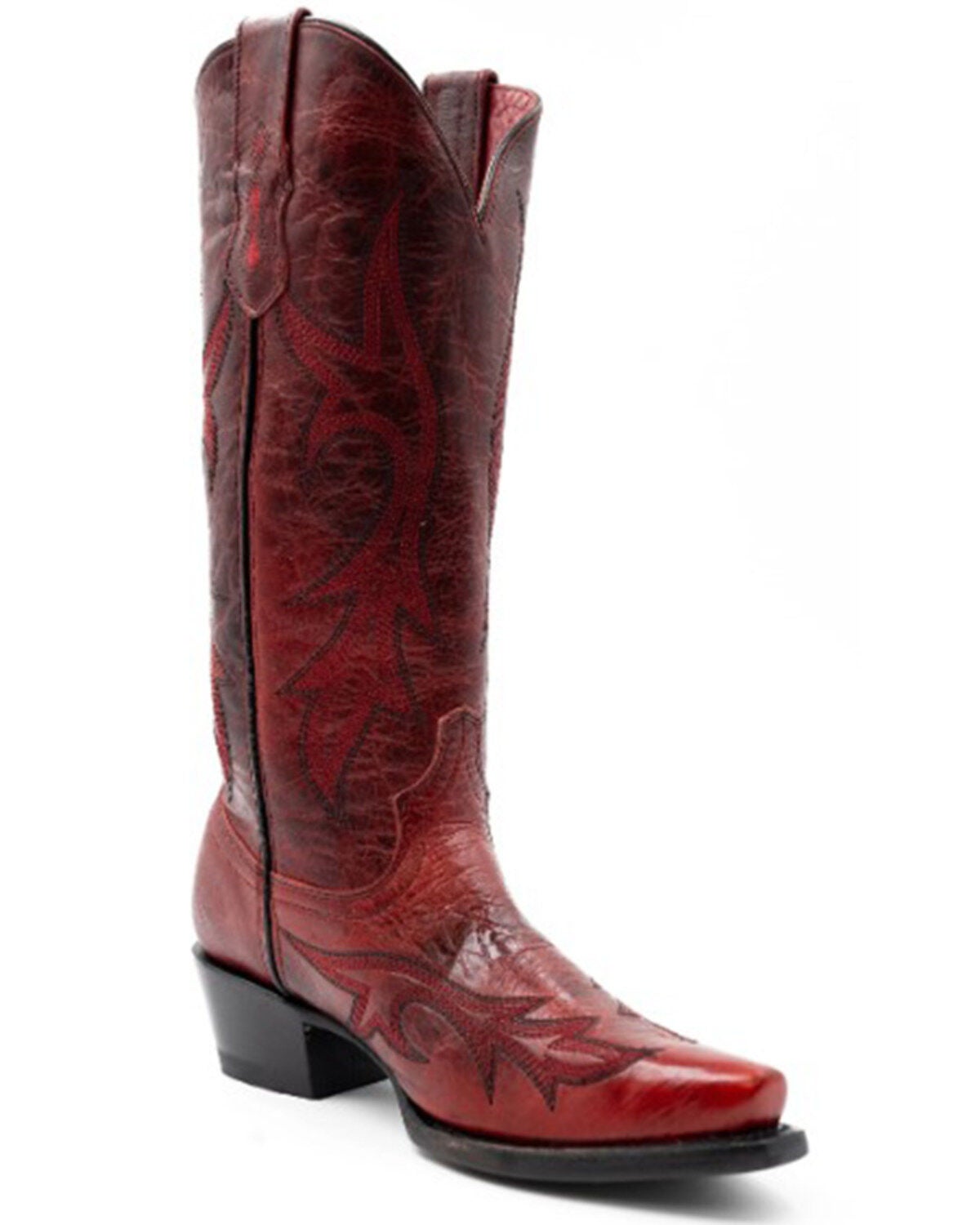 Ferrini Women's Scarlett Western Boots - Snip Toe, Red, hi-res