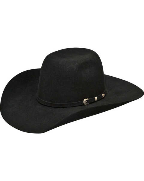 Ariat Youth Wool Western Hat, Black, hi-res