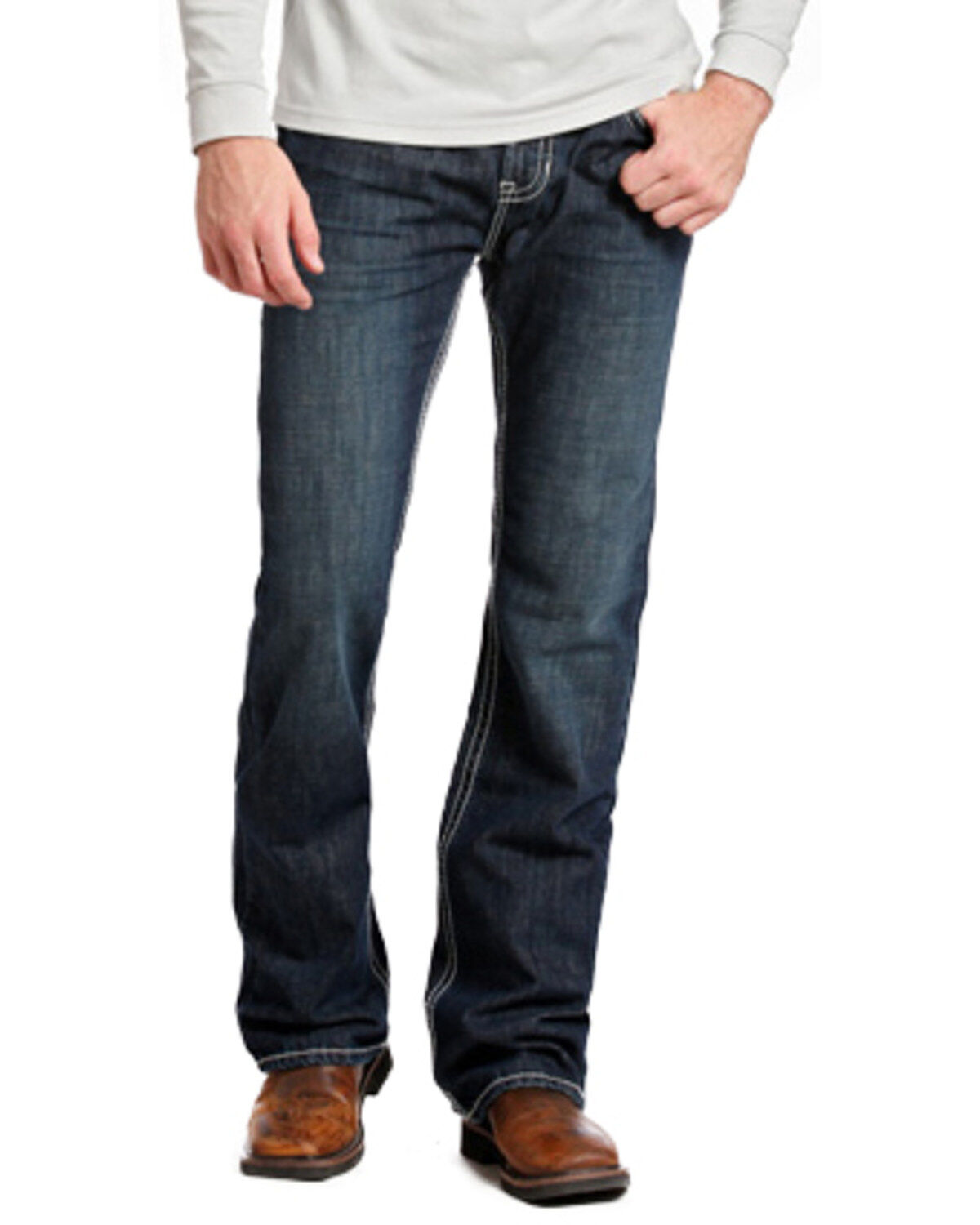 Image #3 - Rock and Roll Denim Men's Pistol Regular Fit Flame-Resistant Jeans - Boot Cut , , hi-res