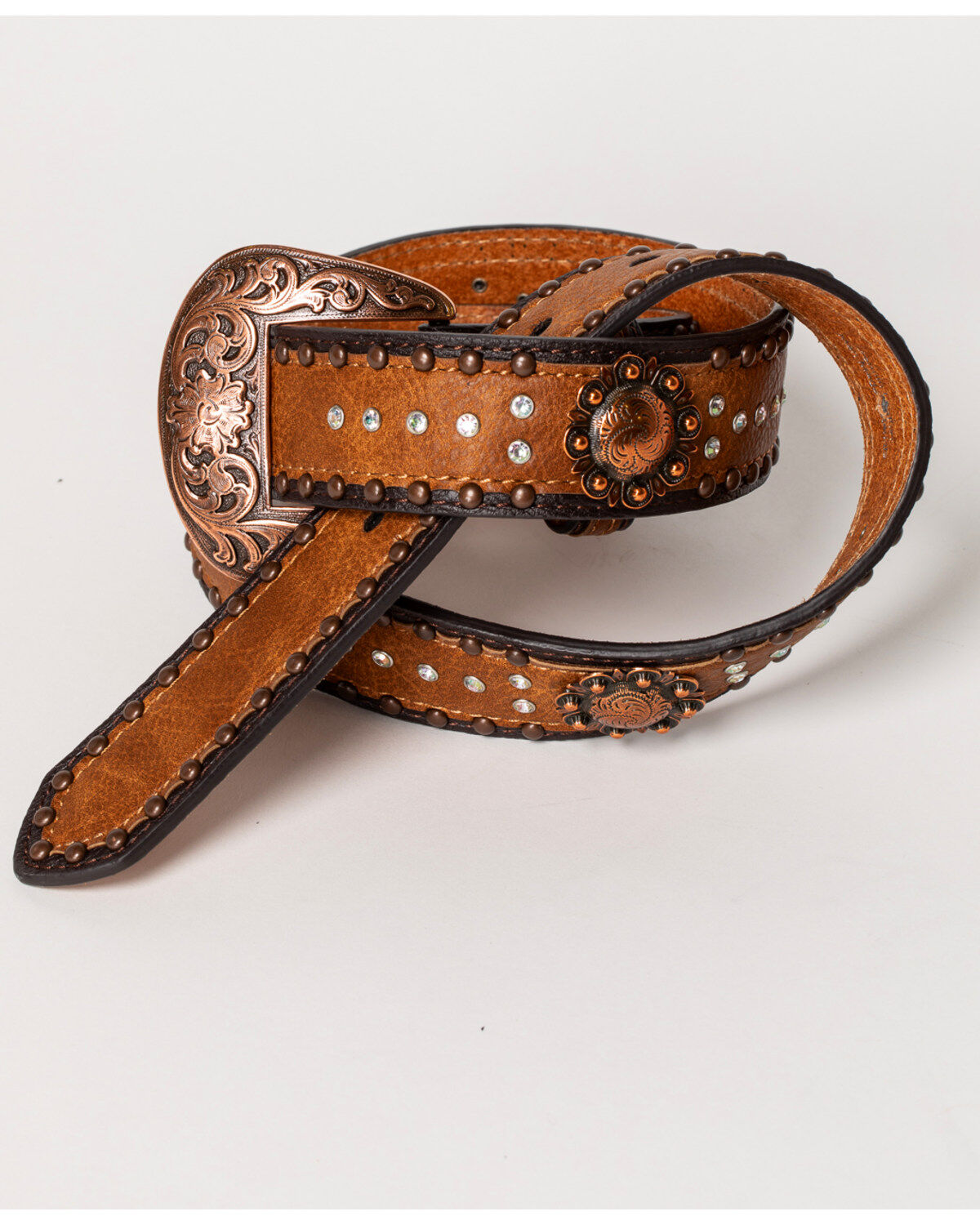 Image #3 - Shyanne Women's Concho and Bling Belt, , hi-res