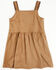 Image #3 - Shyanne Toddler Girls' Emelin Embroidered Faux Suede Skirtall, Coffee, hi-res