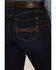 RANK 45 Women's Dark Wash Mid Straight Riding Jeans, Dark Wash, hi-res