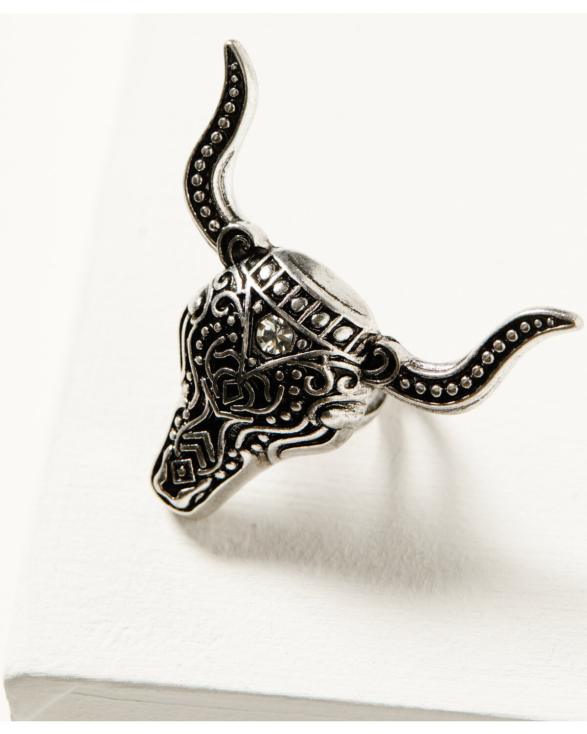 Product Name:  Shyanne Women's Sierra Winter Longhorn Statement Ring