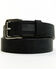 Hawx Men's Flag Tip Casual Leather Belt, Black, hi-res