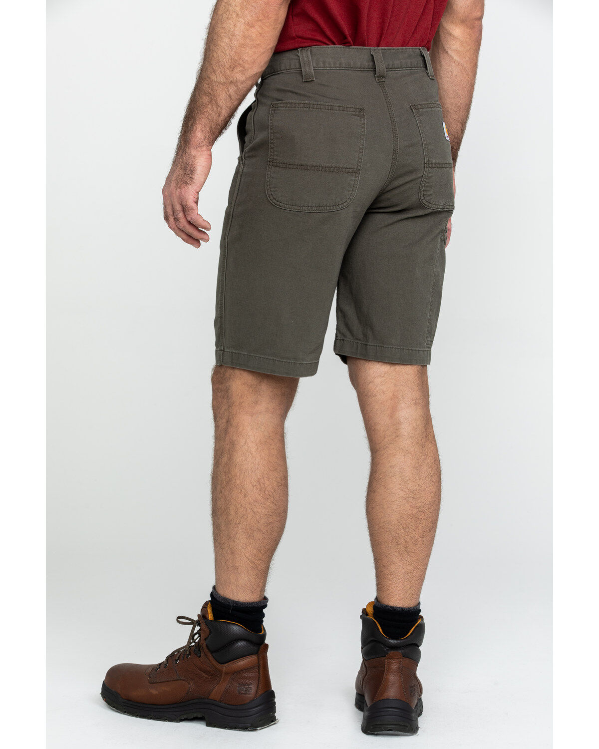 Image #2 - Carhartt Men's Charcoal 10" Rugged Flex Rigby Work Shorts, , hi-res