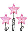 Image #1 - Kurt Adler 9' UL 10L Pink Stars Lights Set, Multi, hi-res