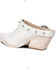 Image #3 - Golo Women's Woody Slip-On Booties - Pointed Toe , White, hi-res