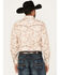 Image #4 - Cowboy Hardware Men's Paisley Print Long Sleeve Snap Western Shirt , Cream, hi-res