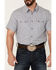 Cody James Men's Double Arrow Geo Print Short Sleeve Snap Western Shirt , Grey, hi-res