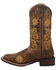 Laredo Women's Secret Garden Western Performance Boots - Broad Square Toe, Brown, hi-res