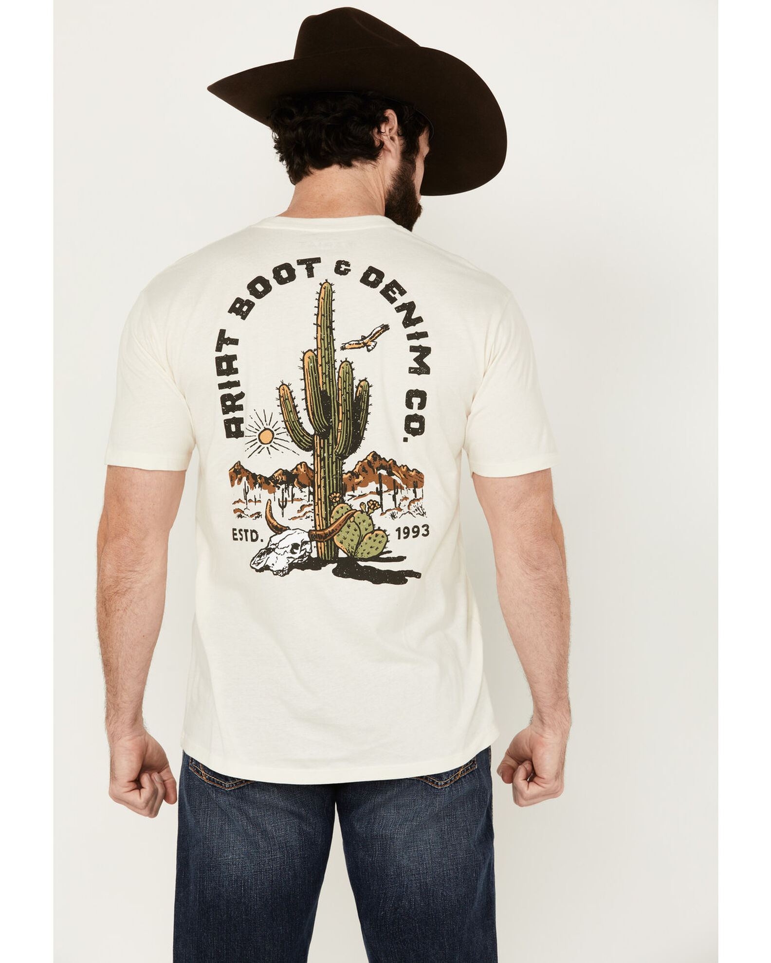 Product Name:  Ariat Men's Southwest Cactus Short Sleeve Graphic T-Shirt