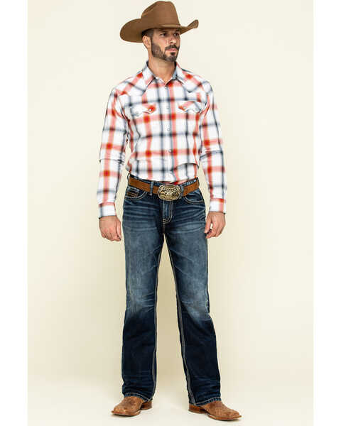 Image #6 - Cody James Men's Prairie Large Plaid Long Sleeve Western Shirt  , , hi-res