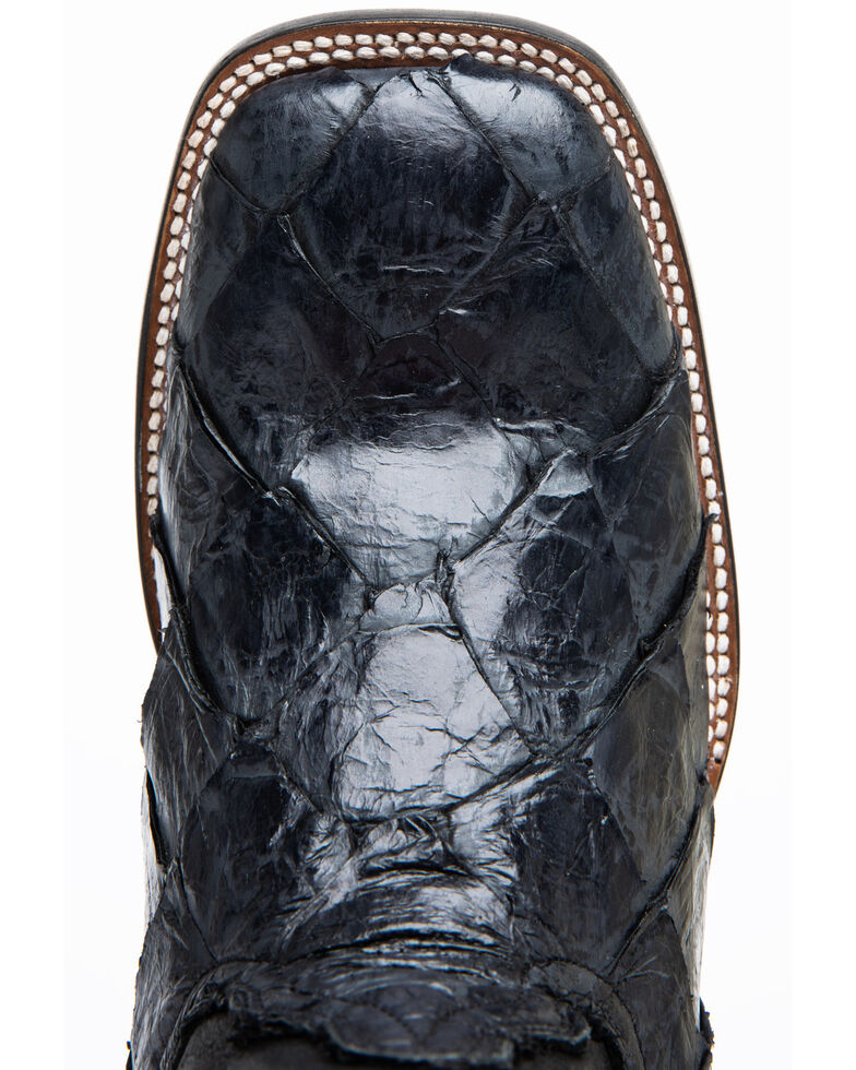 men's black pirarucu boots