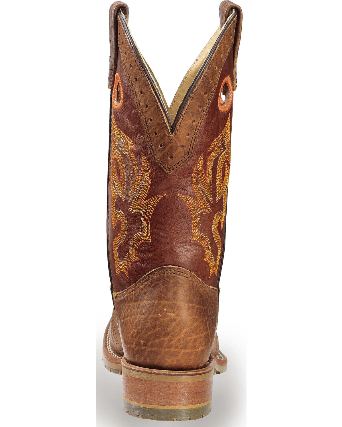 Image #7 - Double H Men's Domestic I.C.E. Roper Boots - Steel Toe, Brown, hi-res