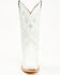 Image #5 - Shyanne Women's Daisie Exotic Full Quill Ostrich Western Boots - Snip Toe, White, hi-res