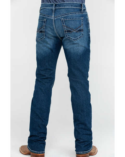 Image #1 - Cinch Men's Ian Medium Stone Wash Slim Boot Jeans , , hi-res