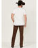 Image #3 - Cody James Men's Canyon Slim Straight Stretch Denim Jeans, Dark Brown, hi-res