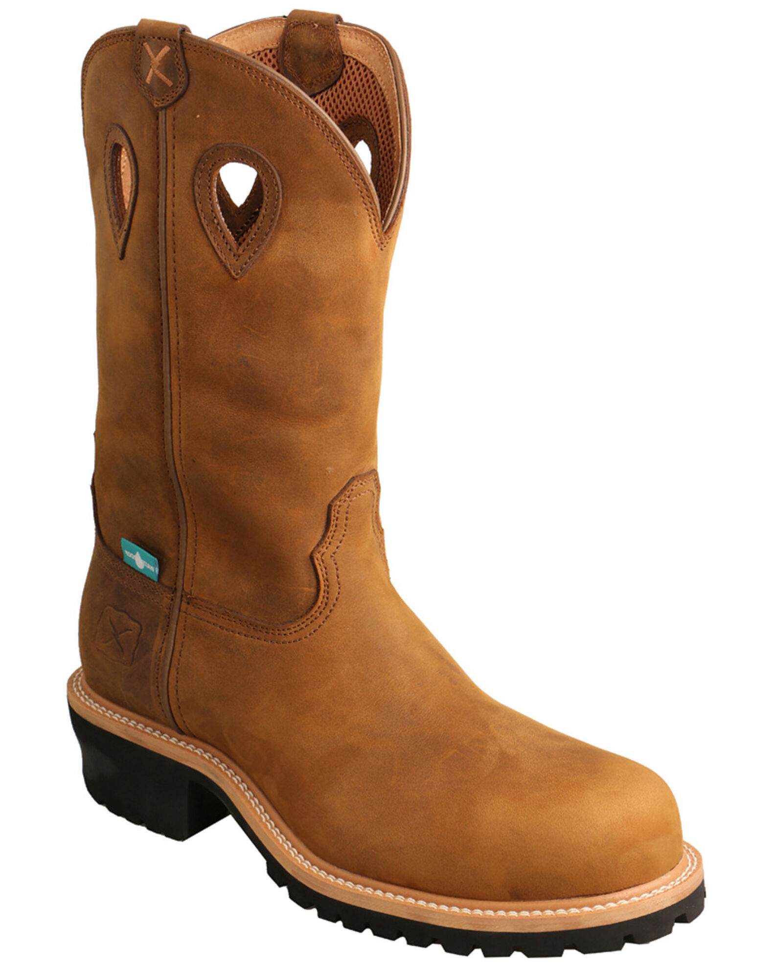 Twisted X Men s Brown Western Logger Boots Composite Toe