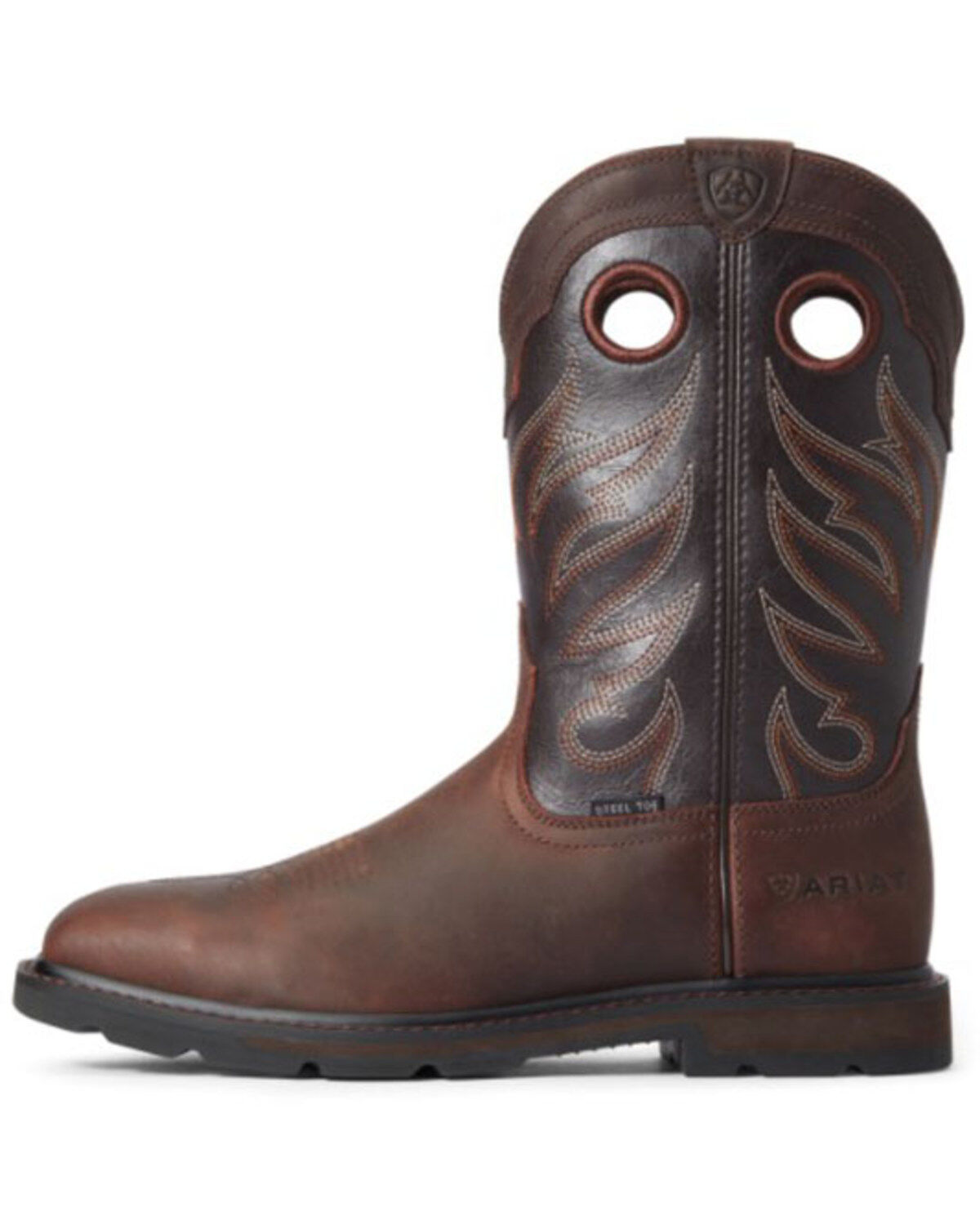 Image #3 - Ariat Men's Groundwork Western Work Boots - Steel Toe, , hi-res