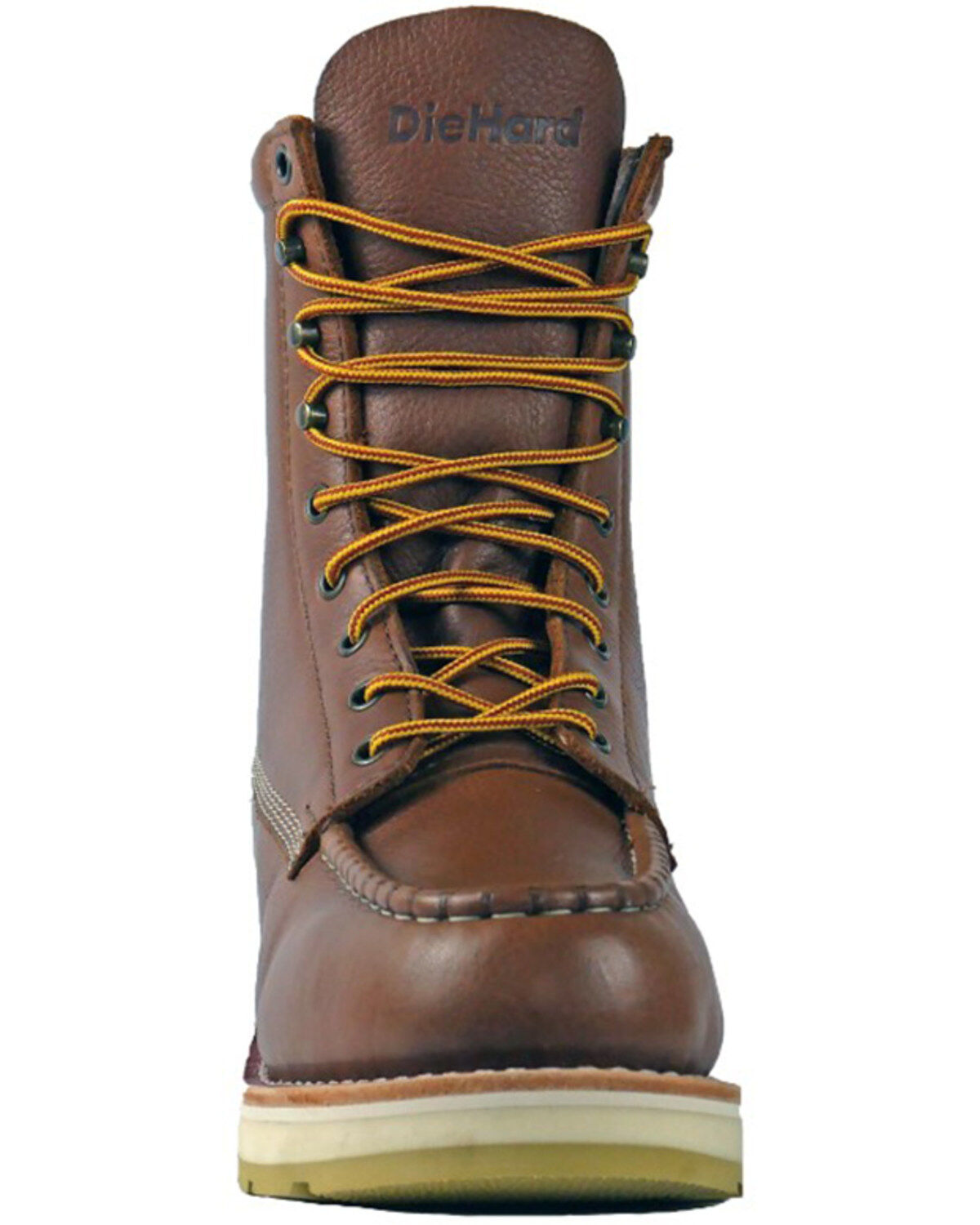 Image #4 - Die Hard Men's Malibu 8" Lace-Up Work Boots - Composite Toe, Rust Copper, hi-res