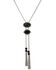 Image #1 - Lainey Wilson Women's Stone Tassel Bolo Necklace, Black, hi-res