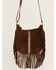 Image #2 - Idyllwind Women's Perlita Suede Crossbody Bag, Brown, hi-res