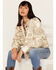 Image #1 - Cleo + Wolf Women's Floral Print Polar Fleece Shacket, , hi-res