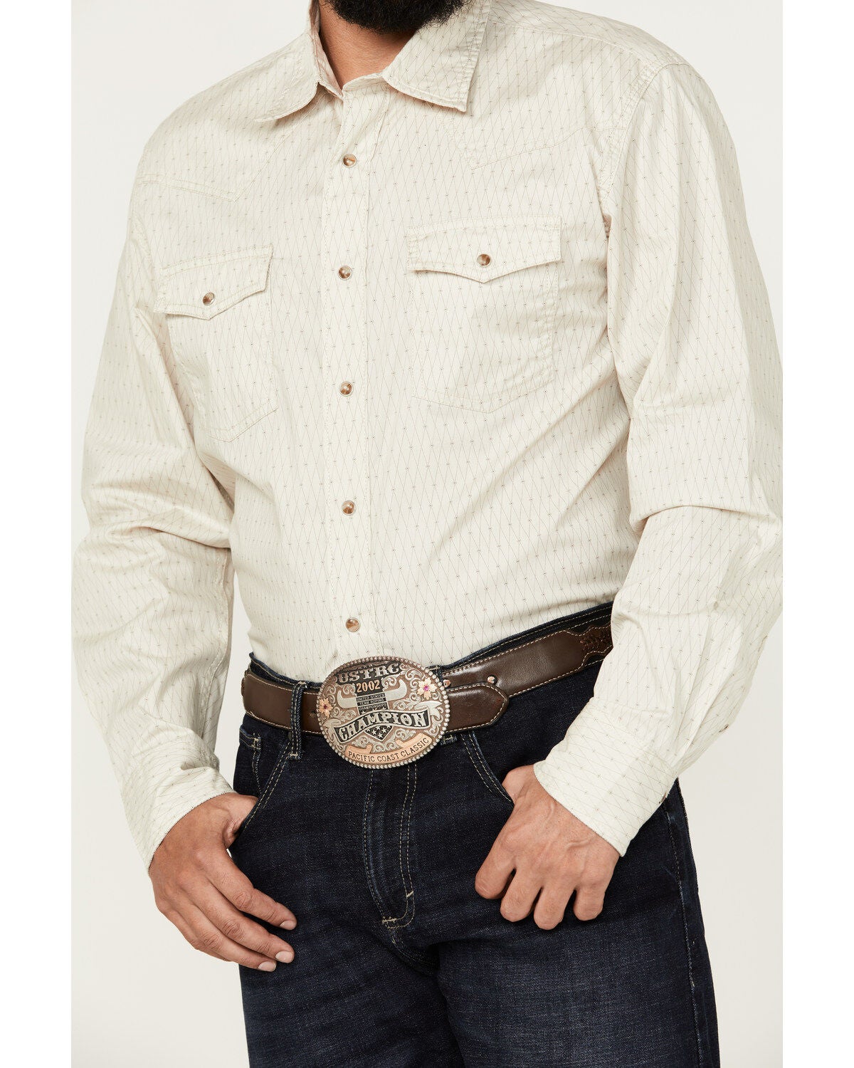 Wrangler Boy's 20X Advanced Comfort Western Snap Print Shirt-Shadow Paisley