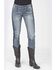 Image #3 - Stetson Women's 503 pixie Stix Fit Straight Leg Jeans, Blue, hi-res