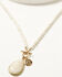 Image #2 - Shyanne Women's Summer Moon Antique Gold Long Pendant Necklace, Off White, hi-res